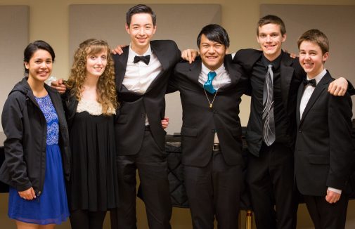 2014 Music Guild Finalists: Melissa Wong, Alexandra Nieuwsma, Timothy Beccue, Jonathan Kok, Michael Rowlands and Erik Fauss 2014 Music Guild Finalists: Melissa Wong, Alexandra Nieuwsma, Timothy Beccue, Jonathan Kok, Michael Rowlands and Erik Fauss