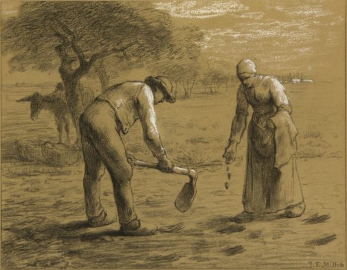 Jean-François Millet's "Potato Planters"