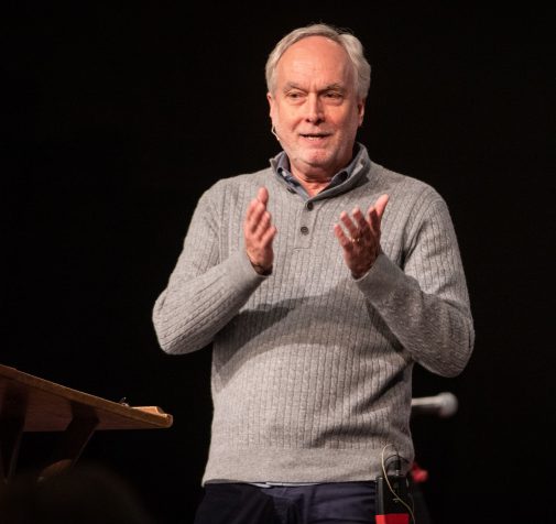 Dr. Moon speaks about Dallas Willard in Westmont chapel Jan. 22
