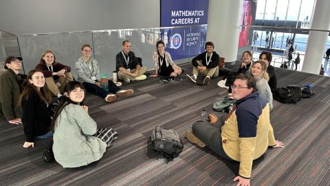Westmont Math Students at event
