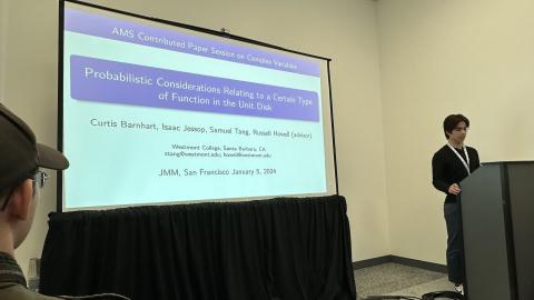 Mathematics student presentation